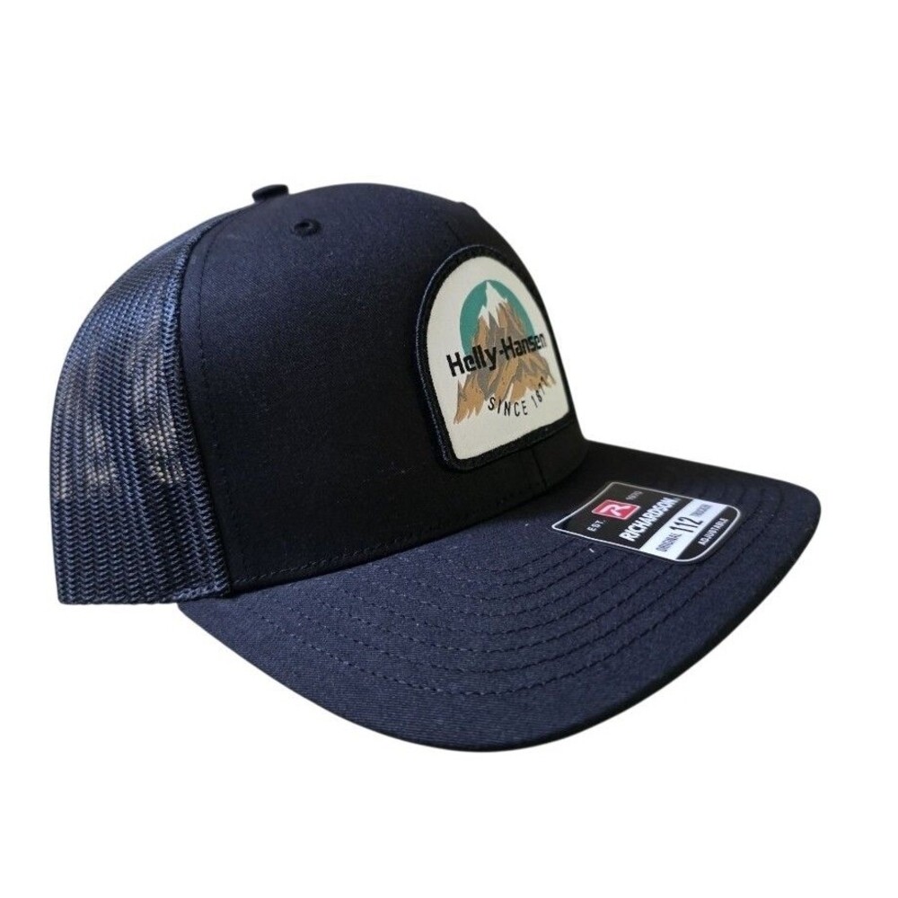 Helly Hansen Hat Cap Blue Strapback Spellout Moun… - image 7